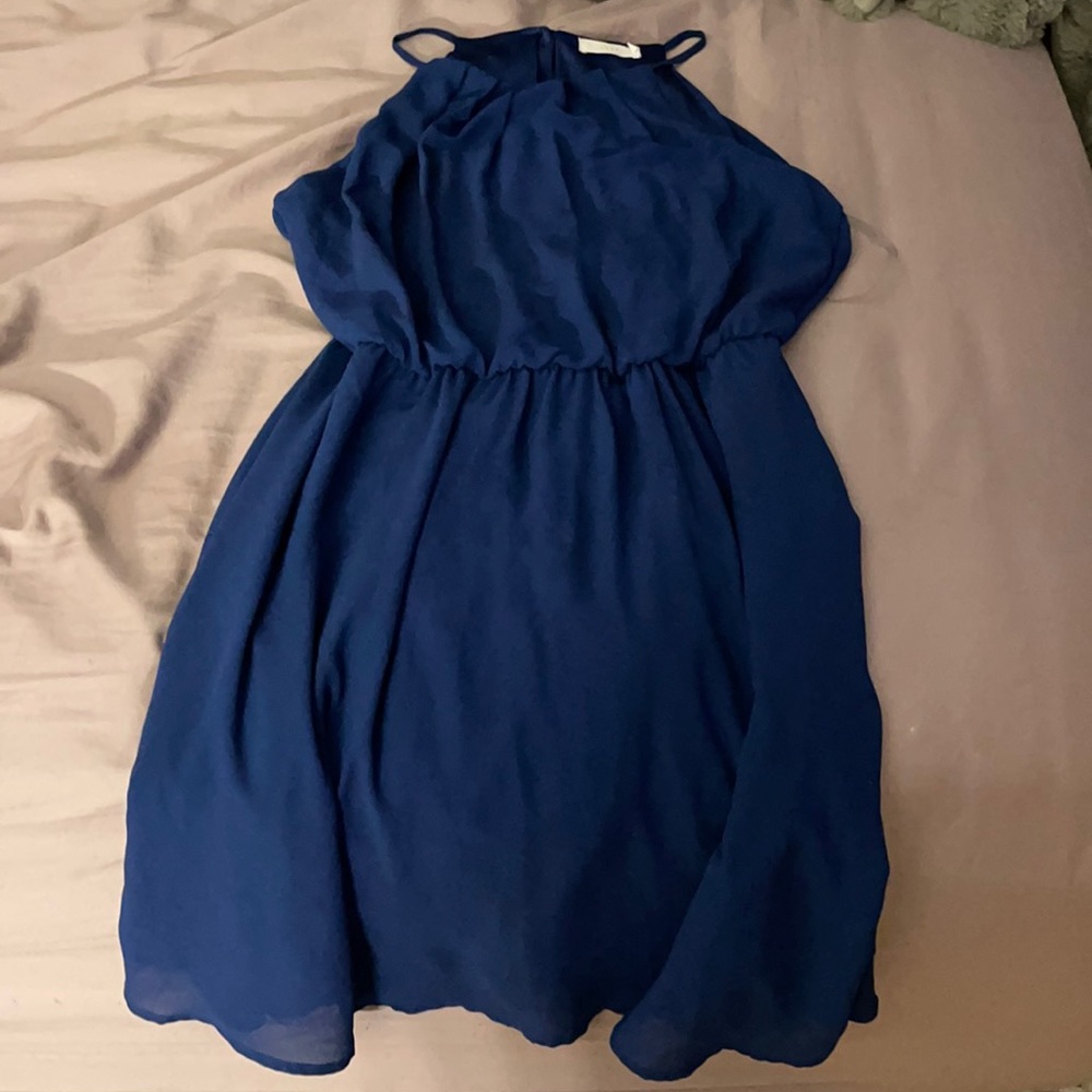 Blue midi dress from francesca’s